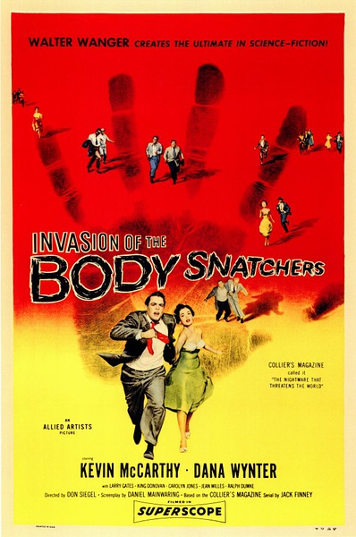 壞胚子吞電影膠囊: 外星人入侵的經典作品 / Invasion of the Body Snatchers(1956)-(台譯:天外魔花)觀後感